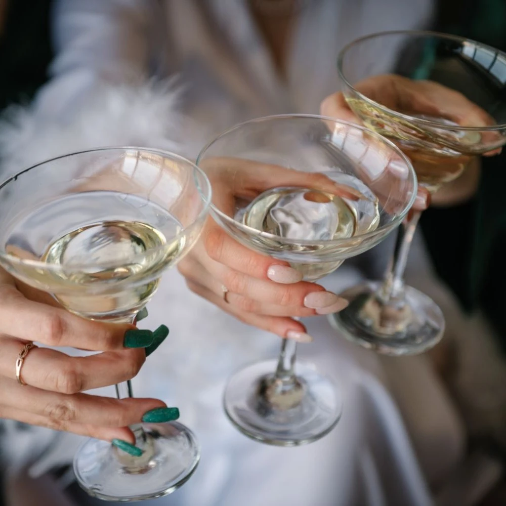 Champagne and spa treatments